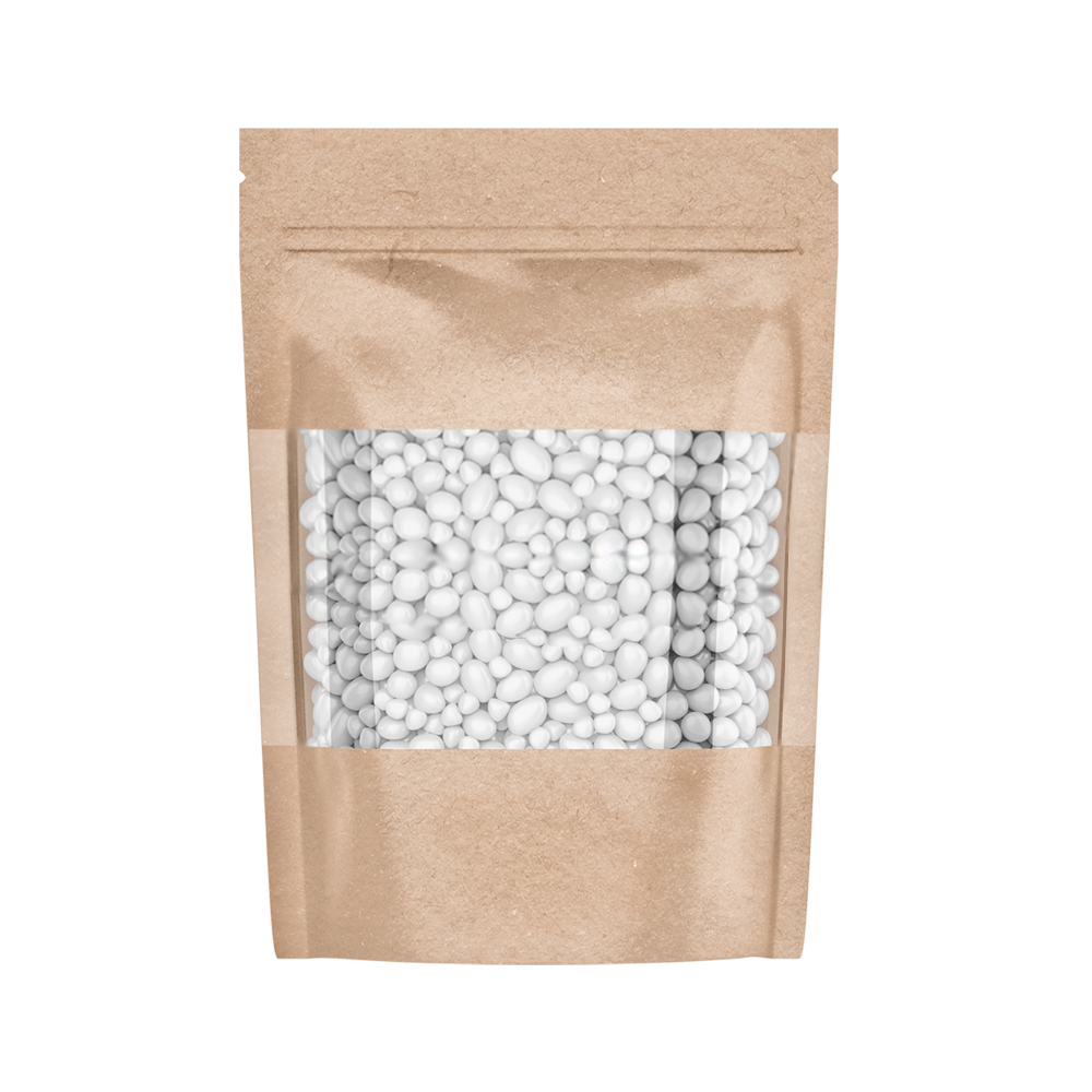 Geniş Pencereli Kilitli Kraft Doypack Torba 16x27cm(1000 ADET)