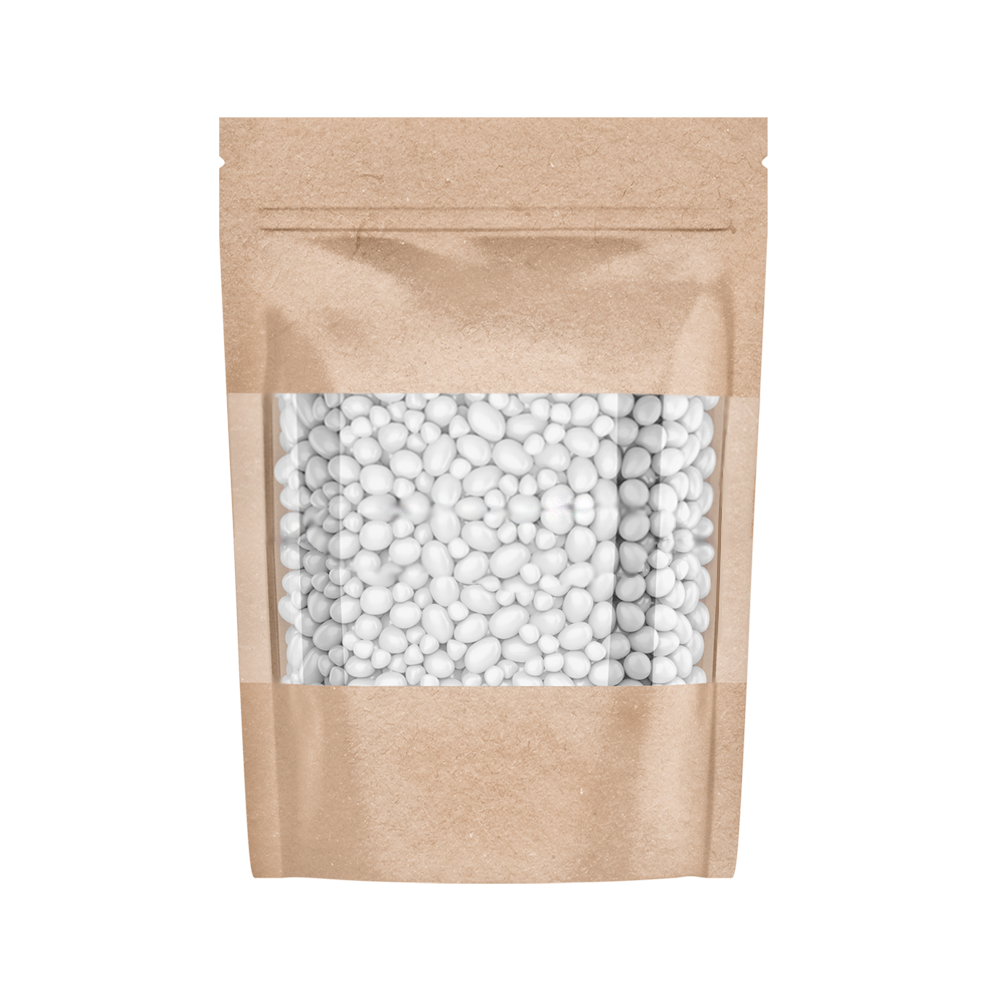 Geniş Pencereli Kilitli Kraft Doypack Torba 16x27cm(1000 ADET)