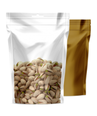 Şeffaf Metalize Gold Doypack Torba 16x26cm (1000 ADET)