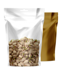 Şeffaf Metalize Gold Doypack Torba 13x22cm (1000 ADET)