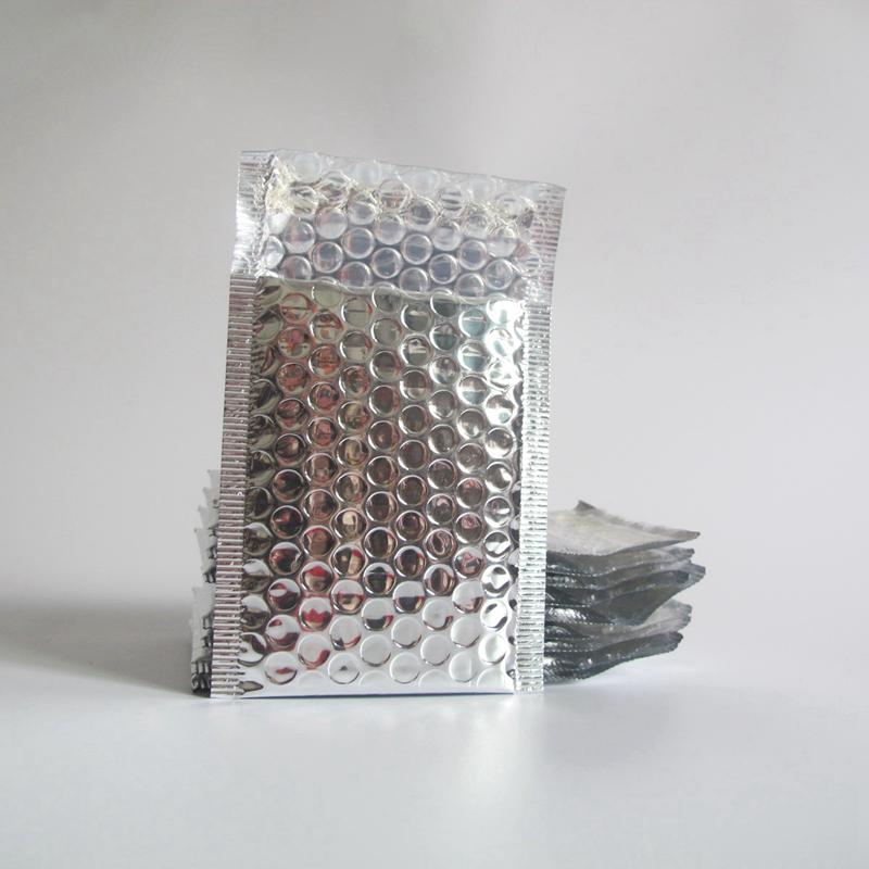 İzolasyonlu 10x10 cm Metalize Balonlu Naylon Torba (50 adet)