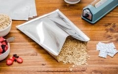 Oksijen Emici+Mylar Bag Alüminyum Torba (Yarım Kg lık) Set